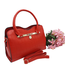 Load image into Gallery viewer, Lock Shoulder Handbag
