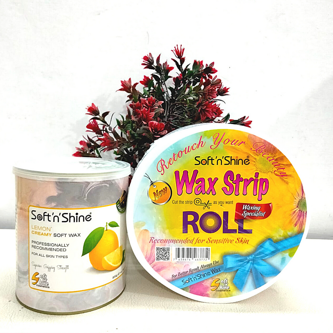 Soft Wax Tin Pack 800 gm with 50 Meter Dotted Paper Roll
