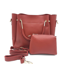 Load image into Gallery viewer, Elegant Handle Handbag With Inside Pouch
