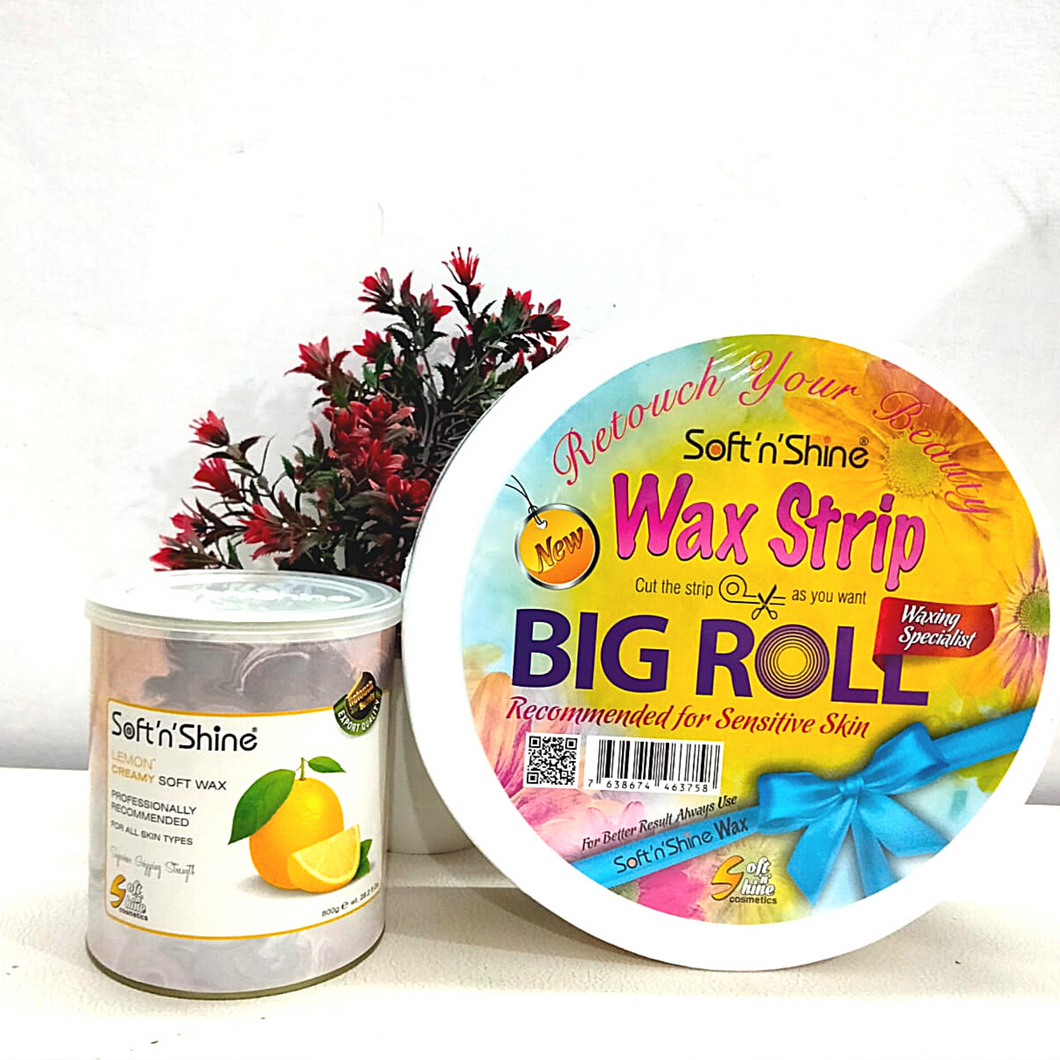 Soft Wax Tin Pack 800 gm with 100 Meter Dotted Paper Roll