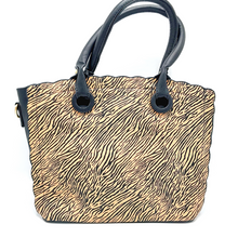 Load image into Gallery viewer, Zibra print crossbody handbag
