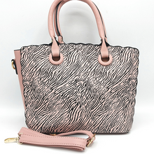 Load image into Gallery viewer, Zibra print crossbody handbag
